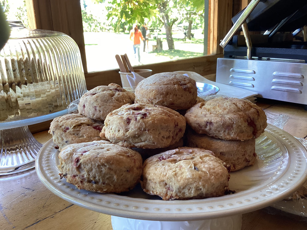 Strawberry Lavender Scone